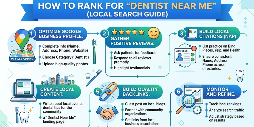 How to Rank for “Dentist Near Me”